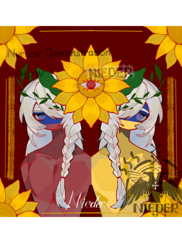 这个是和疯音太太的合绘-拟人圈