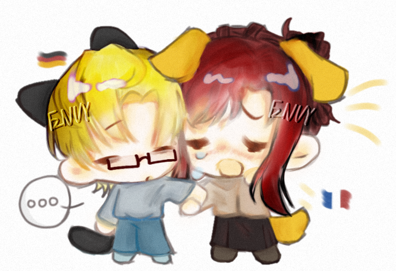 🇫🇷🇩🇪/🇩🇪🇫🇷无差💕-拟人圈