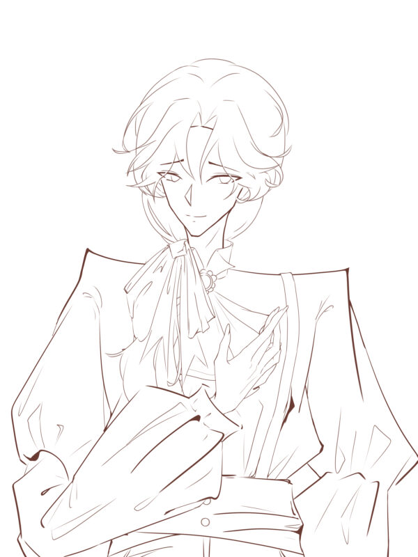 先发个线稿-拟人圈