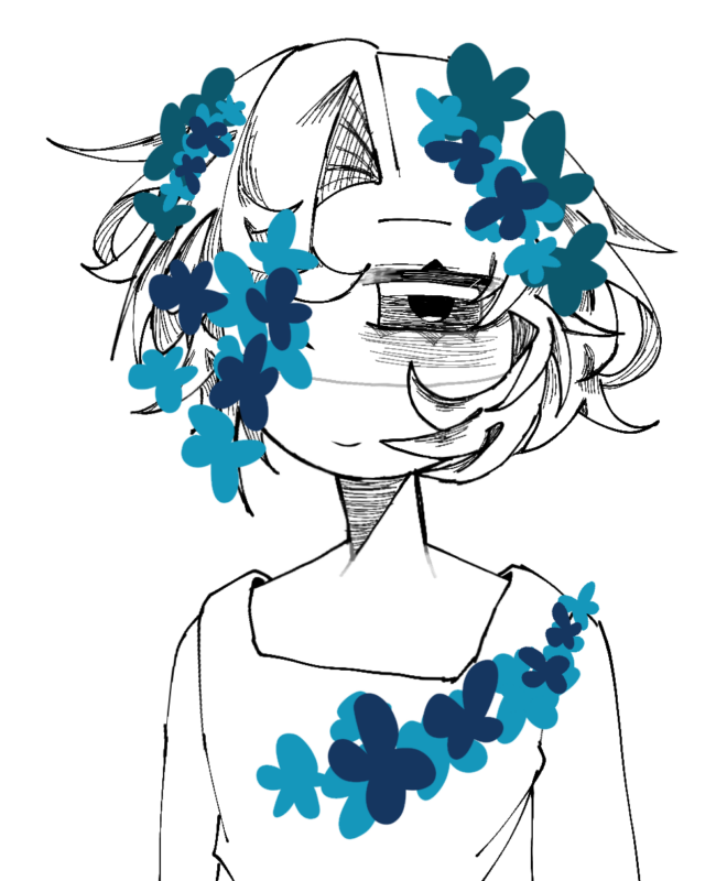 二分不会,瞎画的-拟人圈