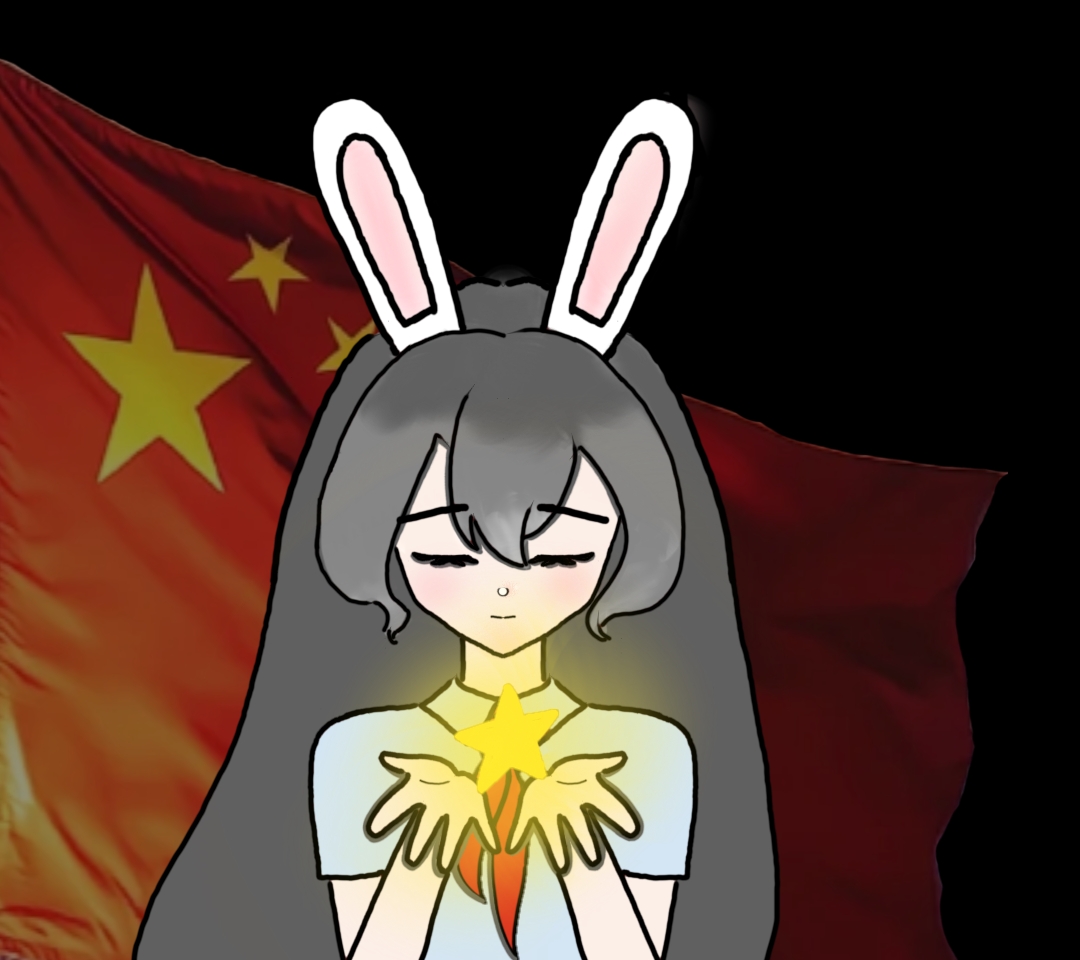 一只可爱的瓷兔 (*^▽^*)-拟人圈