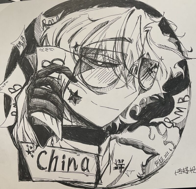 拖了好久的老钟。。。-拟人圈