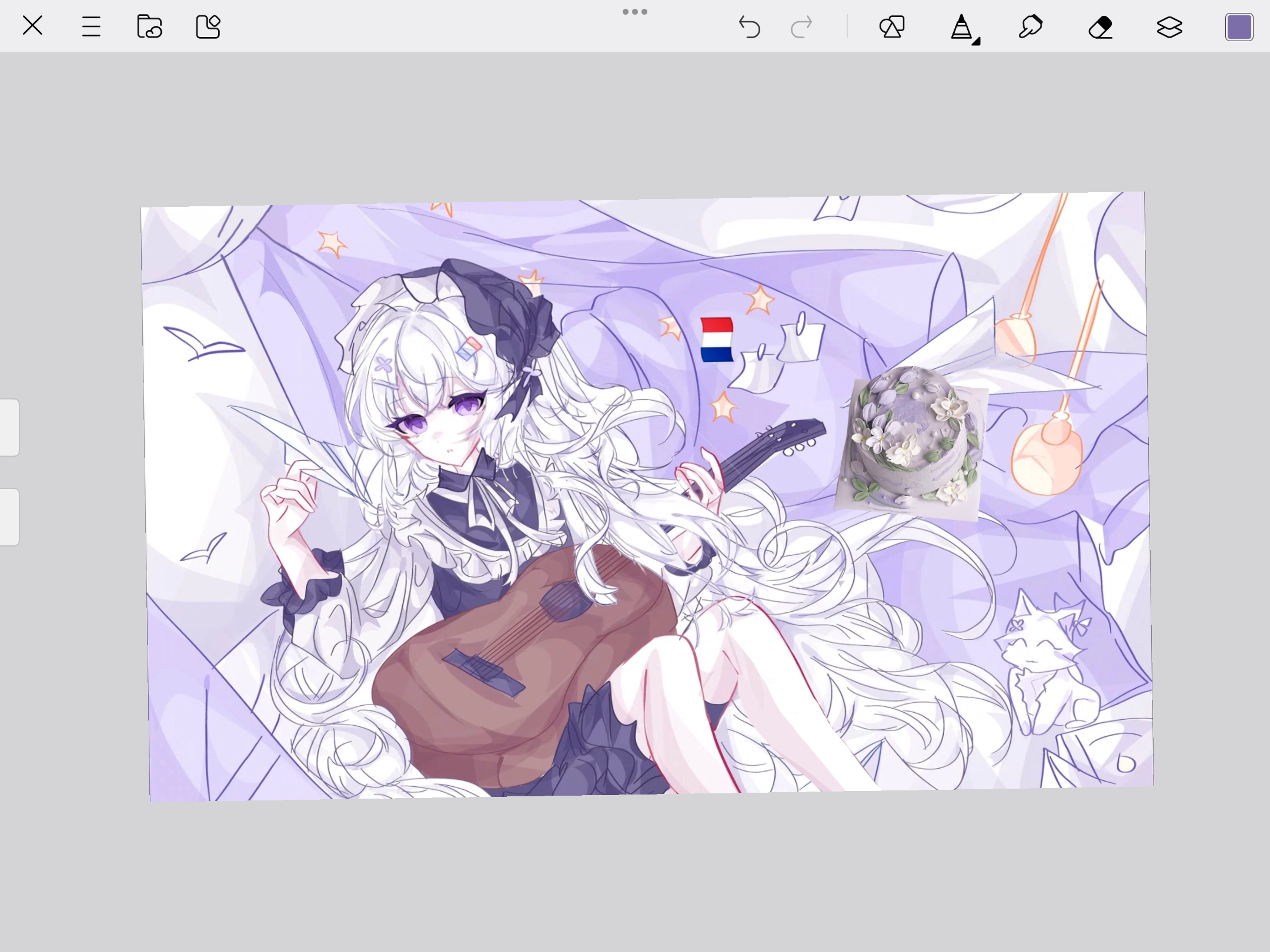 祝法法生日快乐！     
Que Dieu bénisse la France！天佑法兰西-拟人圈