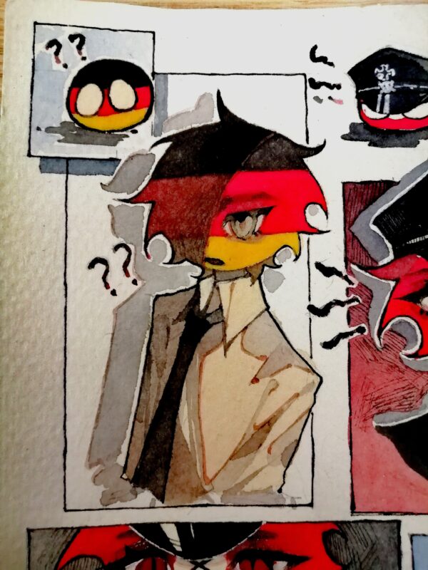 竟然翻到了半年前画的！-拟人圈