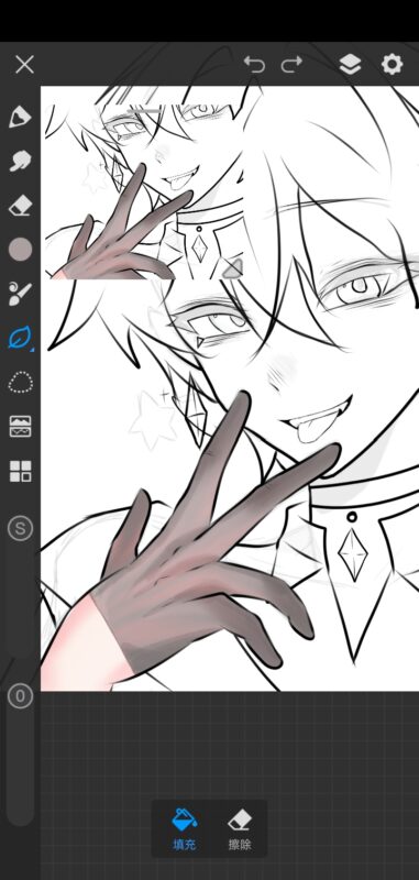 画个黑丝手套给我画爽了🤓-拟人圈