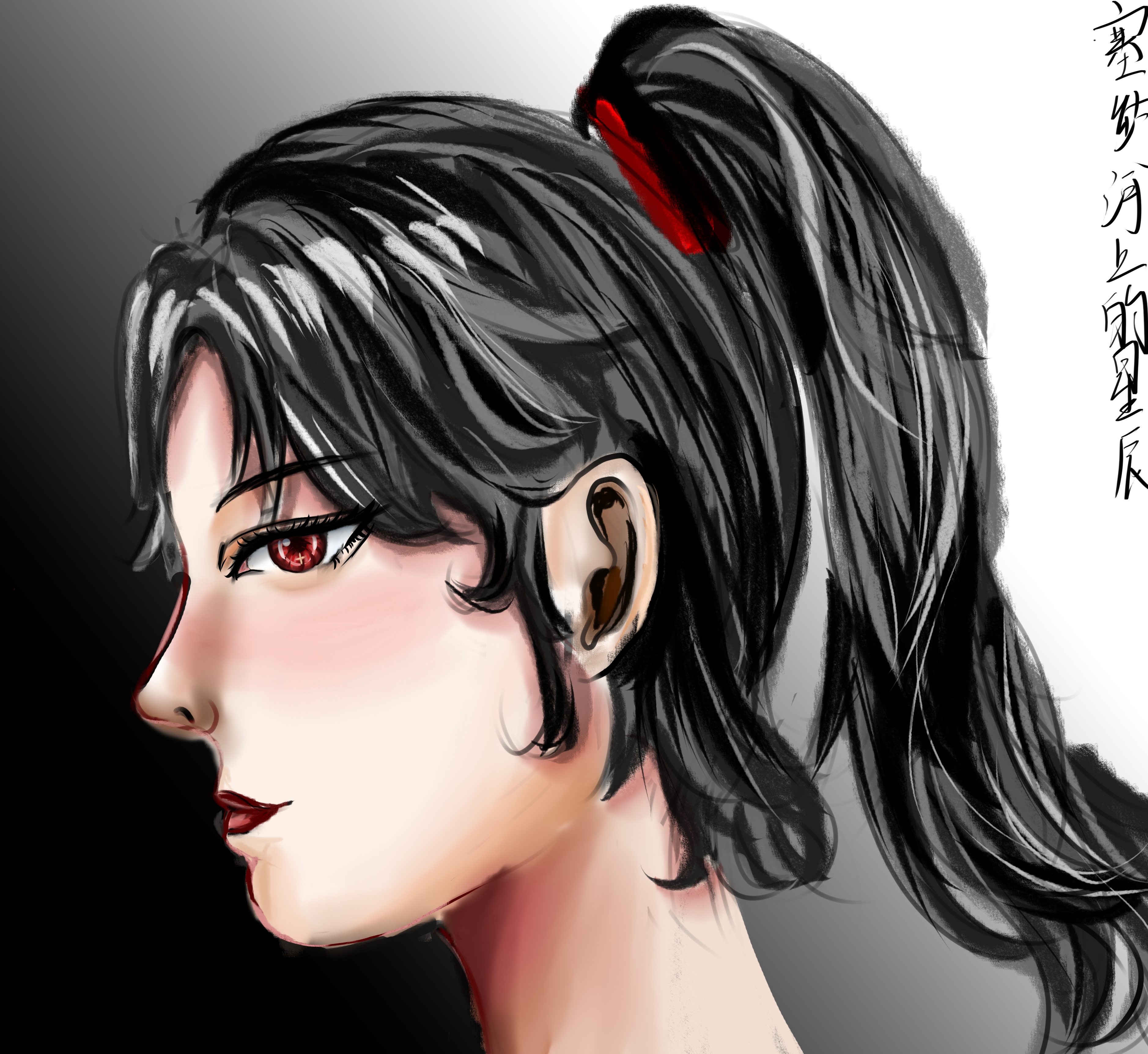 侧脸练习——瓷妈-拟人圈