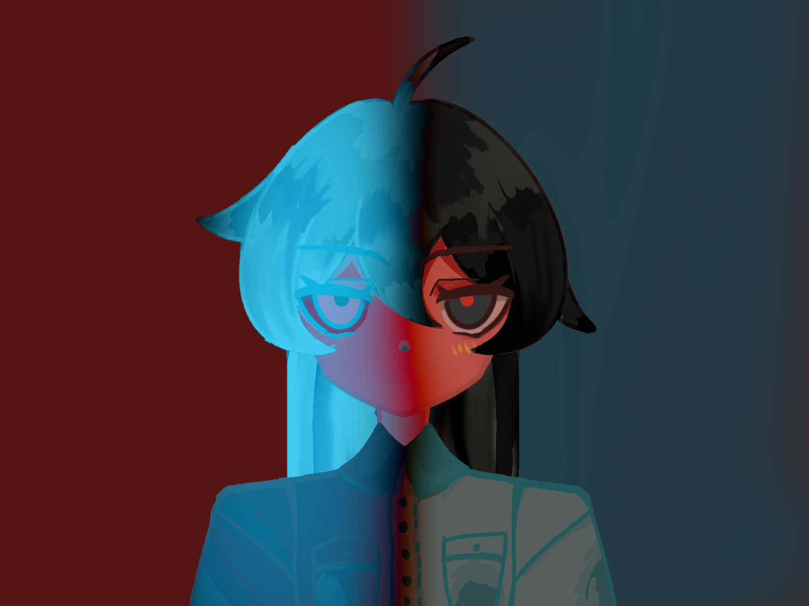 这里上传不了视频，只能发片段了（私设不要拿）-拟人圈