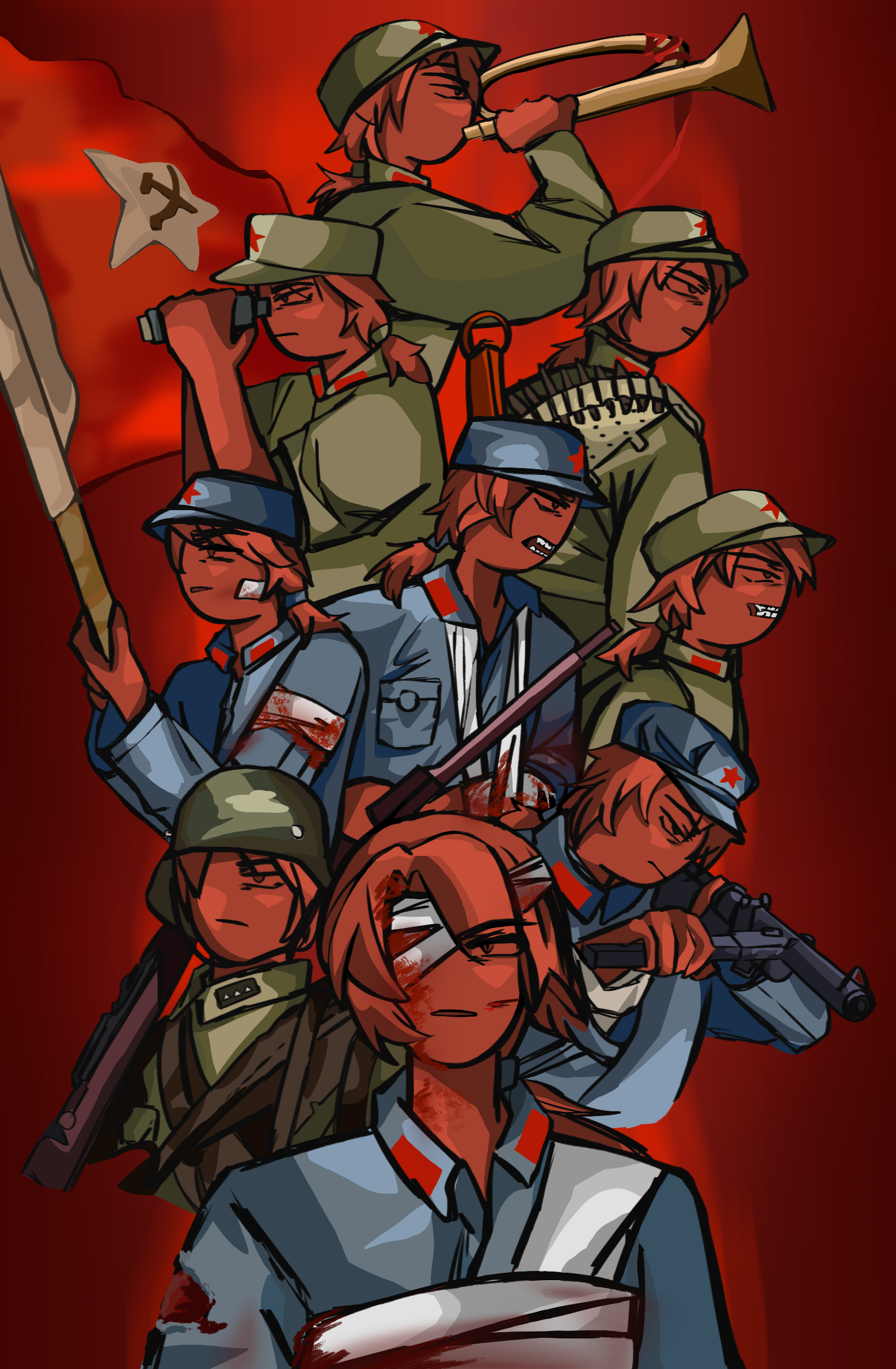 “想打，我们奉陪到底”-拟人圈