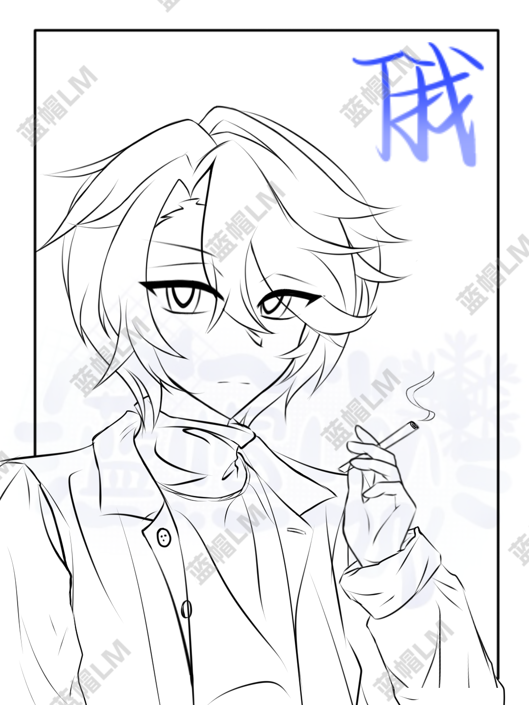 用这个画风画了俄，准备以后上完色拿去做周边-拟人圈