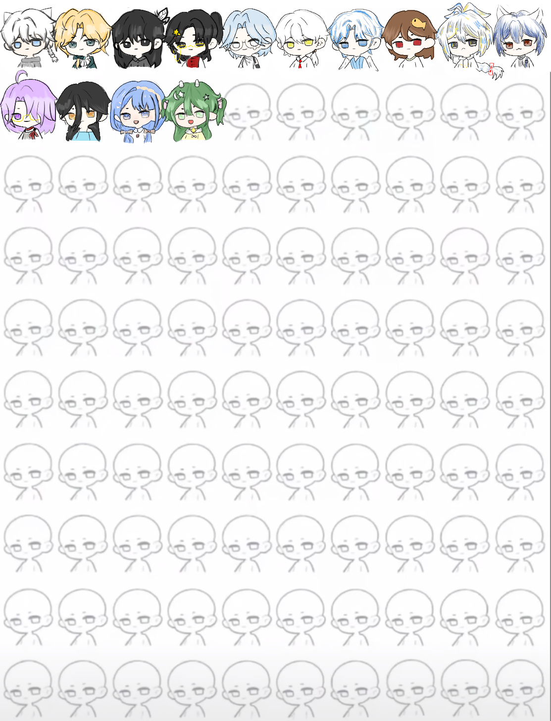 百人图(画ch,oc,省拟,aph)-拟人圈