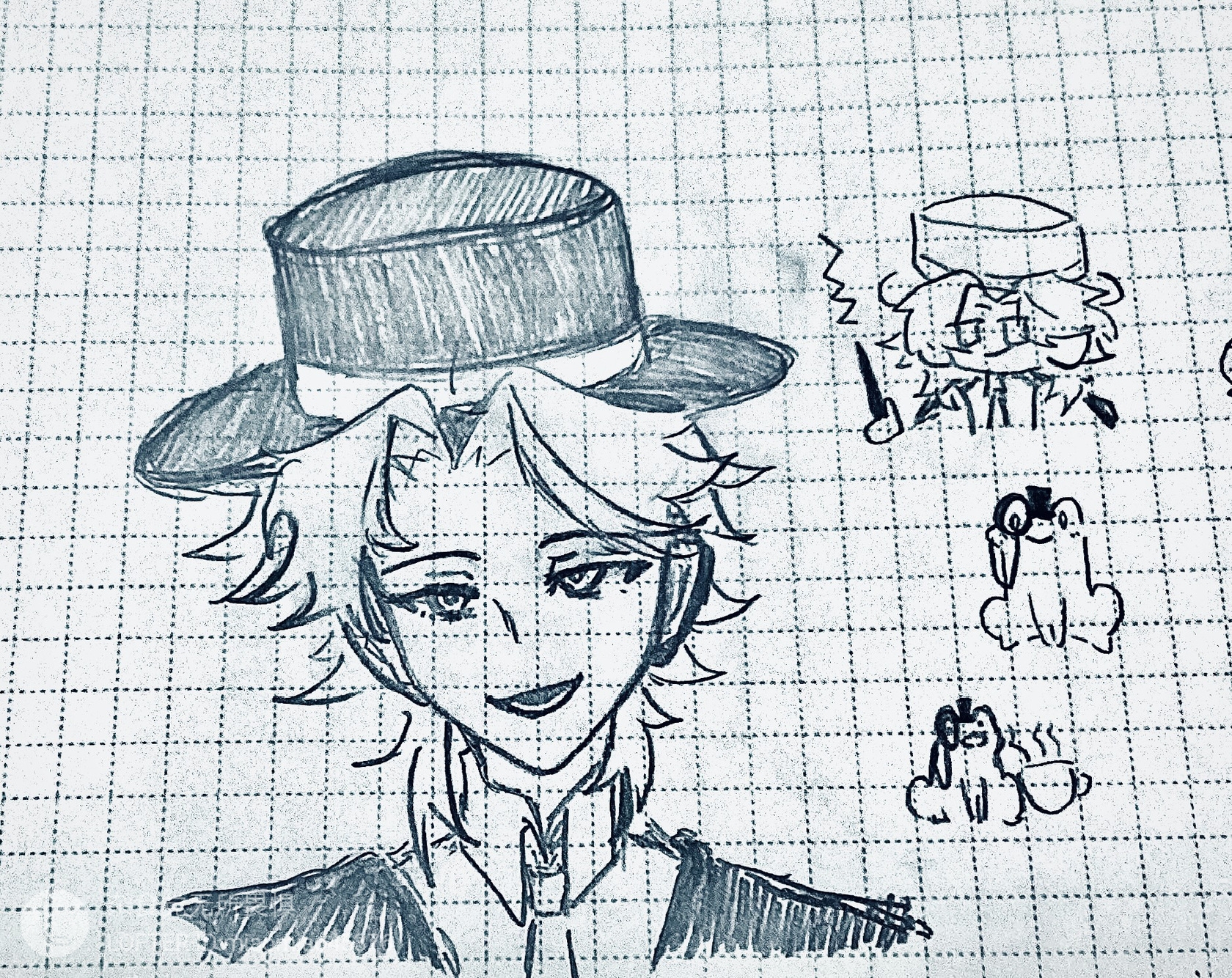 很早以前画的，在这边发下-拟人圈