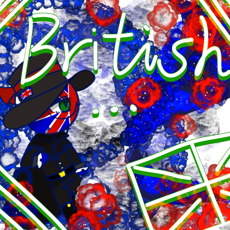 “不列颠的天气它是翻云又覆雨”
 画起来好像总是这么忧郁感。我的衣服画的很烂，我承认了-拟人圈