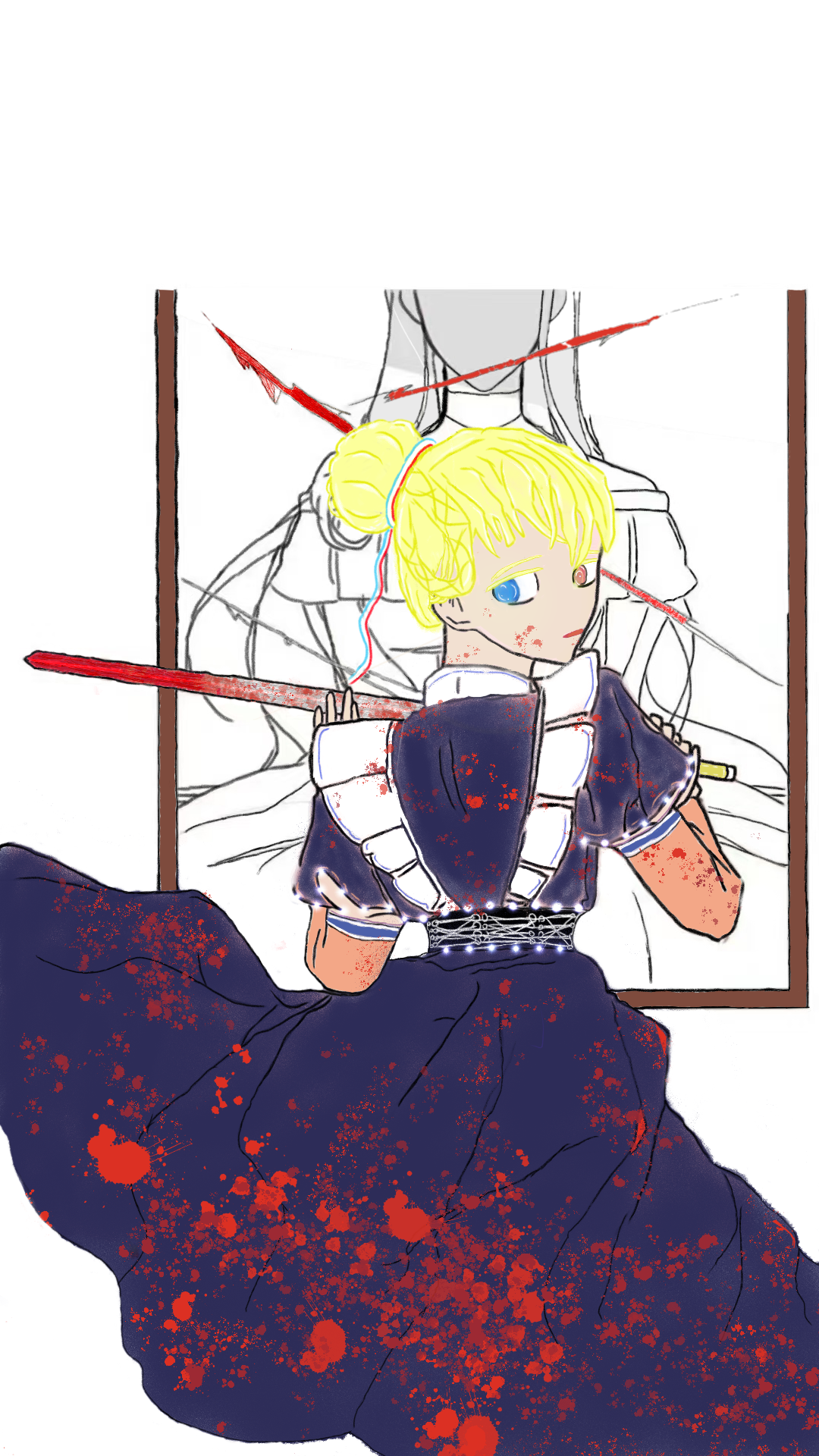 画到一半，英某放弃了，还是法好画←_←-拟人圈