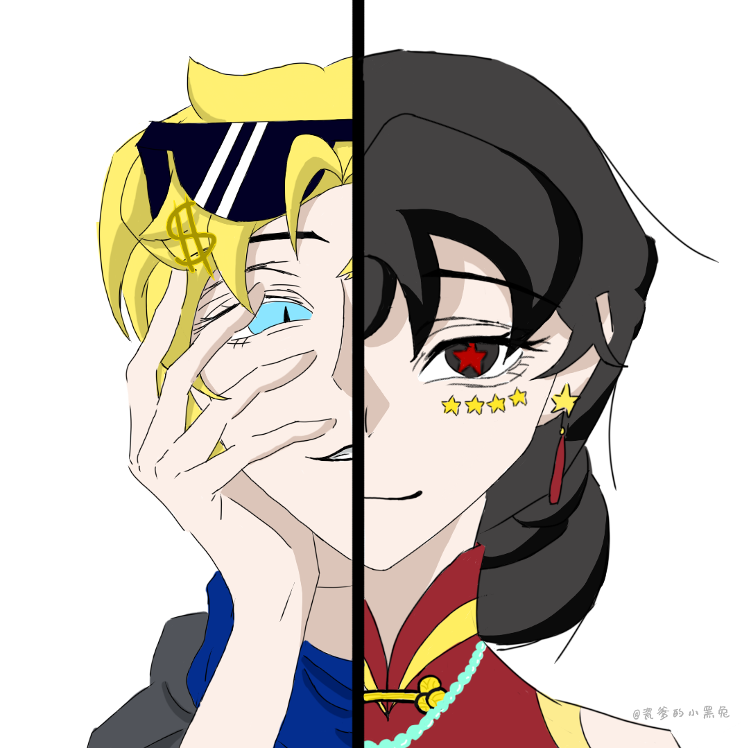 新人报道！美瓷99！！！（第一次画不要喷我哈）-拟人圈