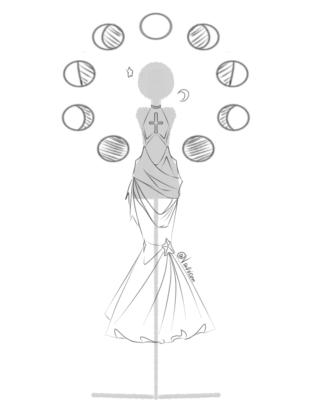 梵蒂冈印象服设（画的太潦草了轻喷）-拟人圈