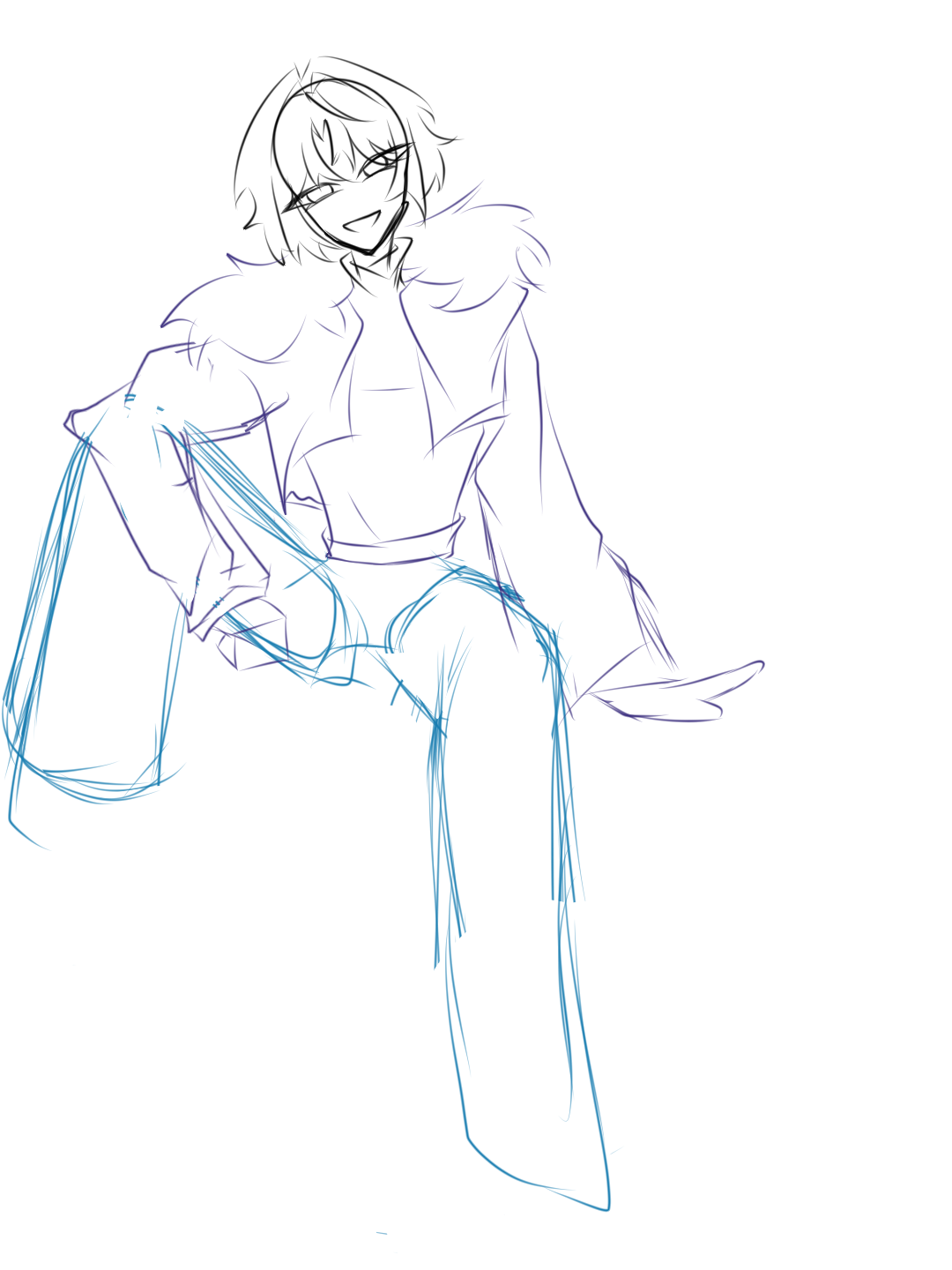 画的草稿-拟人圈