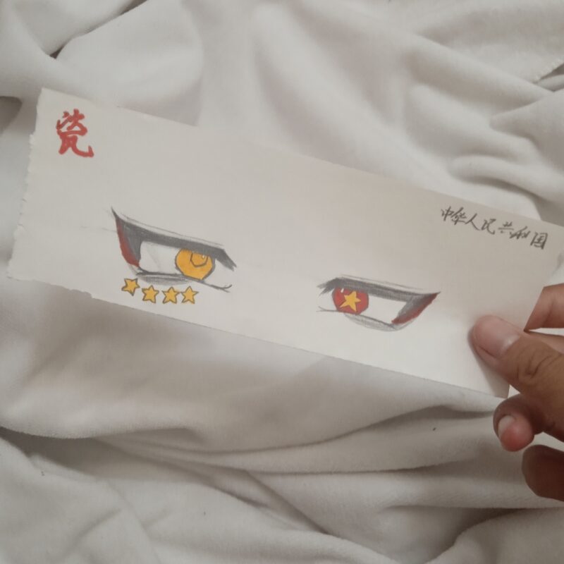 先画了上三常《比心》-拟人圈