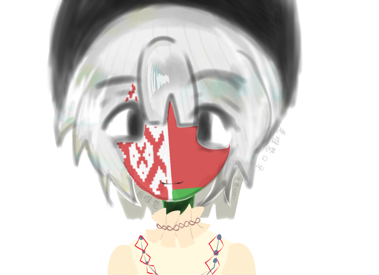 白俄
迷迷糊糊会藏色啦，白俄是可爱蛋糕口呀*^_^*-拟人圈