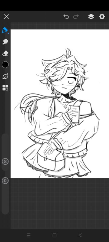 没有触屏笔还硬要板绘这件事……-拟人圈