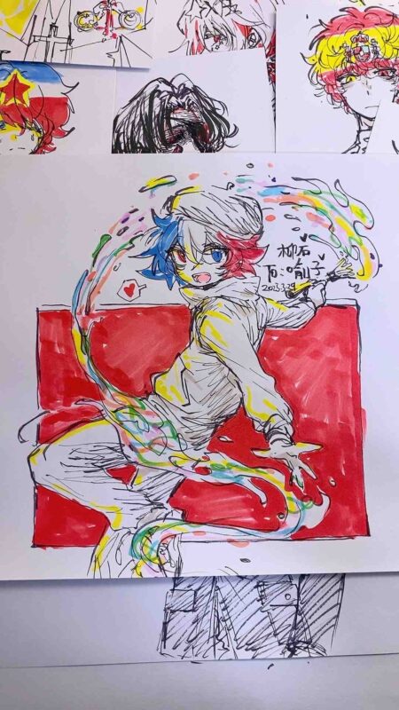 明天好像没手机，先发一张法-拟人圈