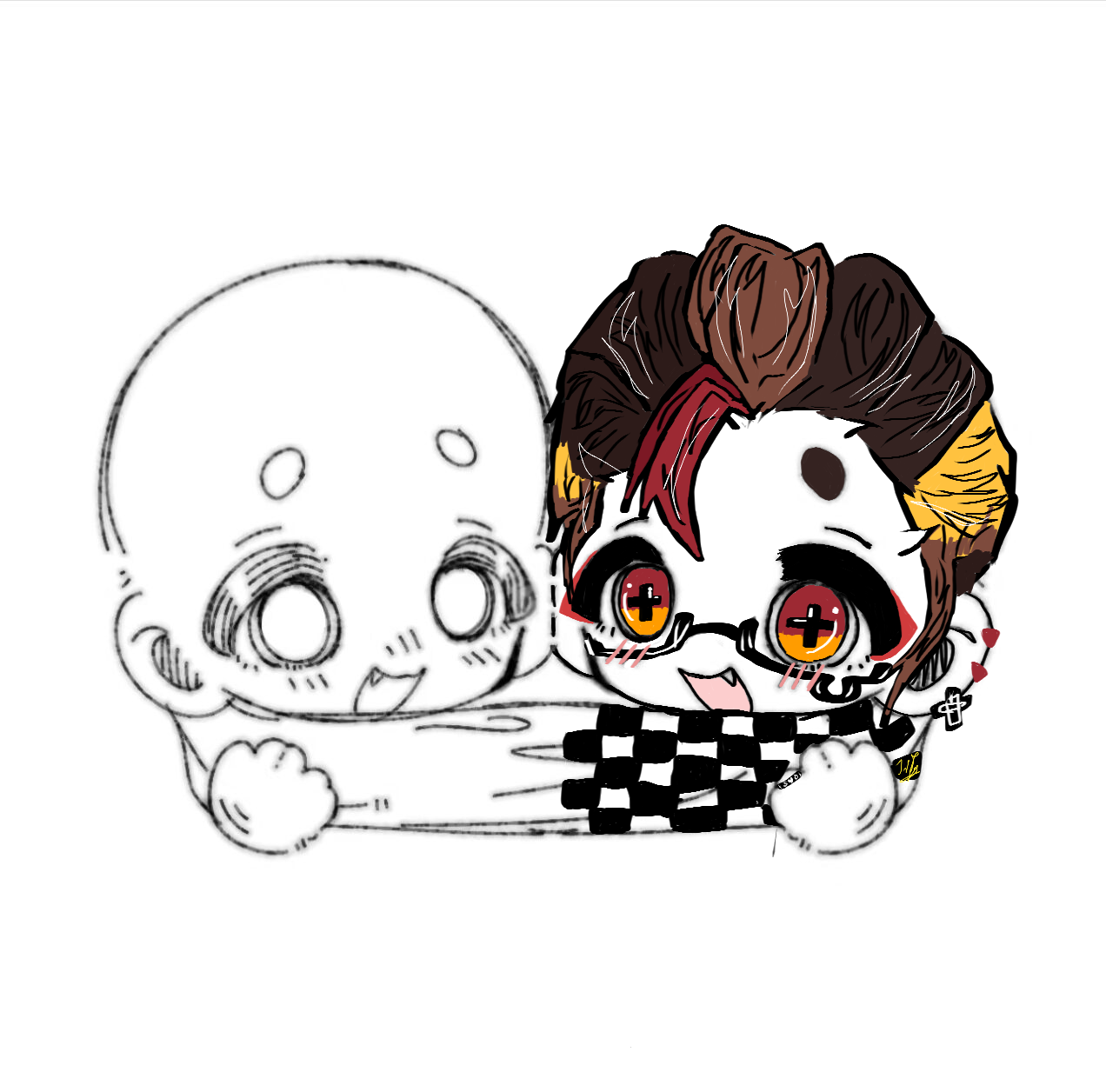 德😋（谁愿意画另一半？）-拟人圈