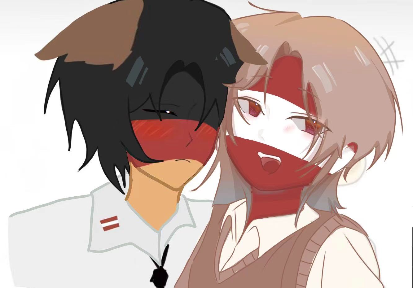 德奥❤️（这是一期合绘-拟人圈