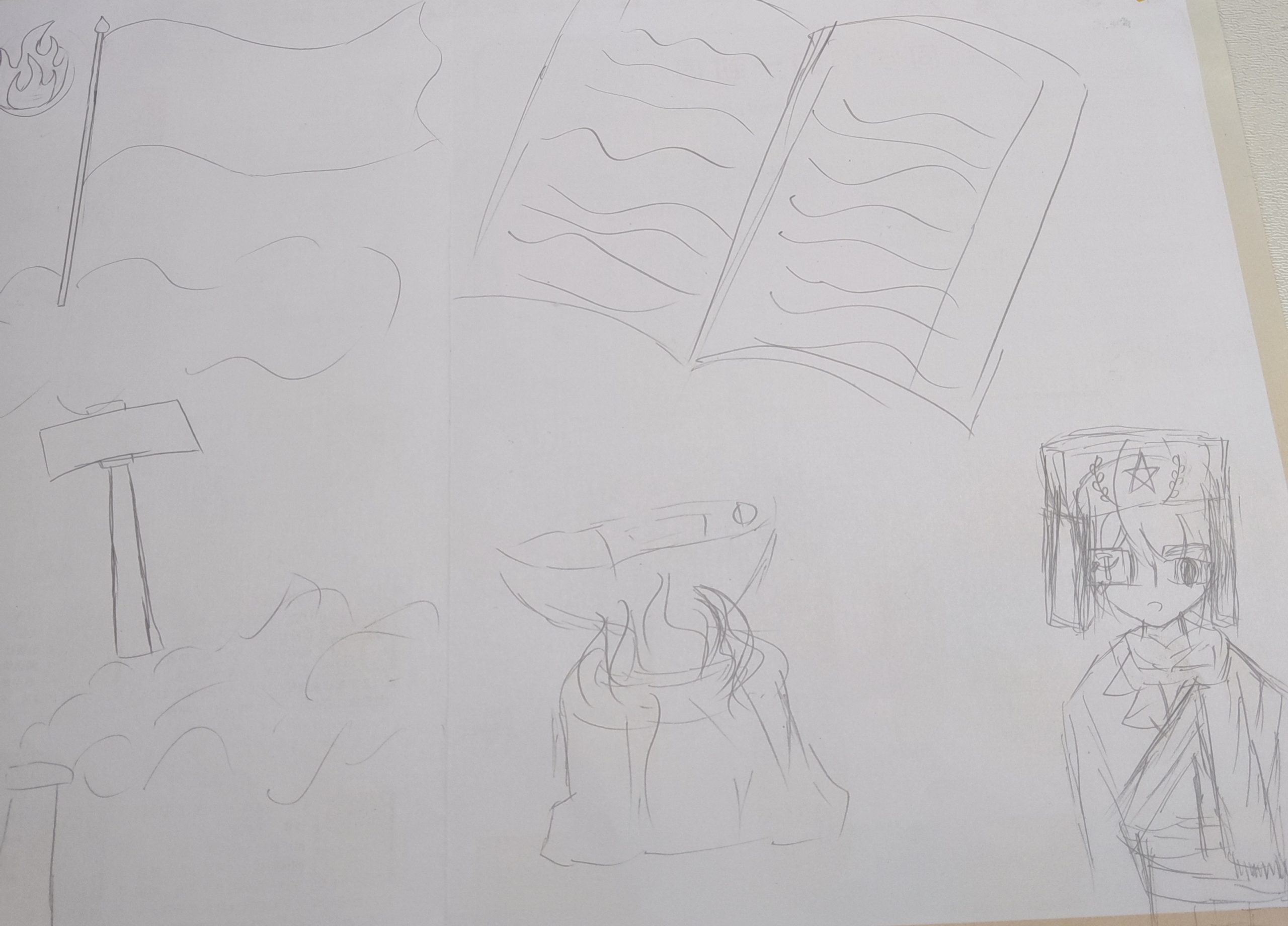 呃…画学校的小报，结果把苏给画上去了-拟人圈