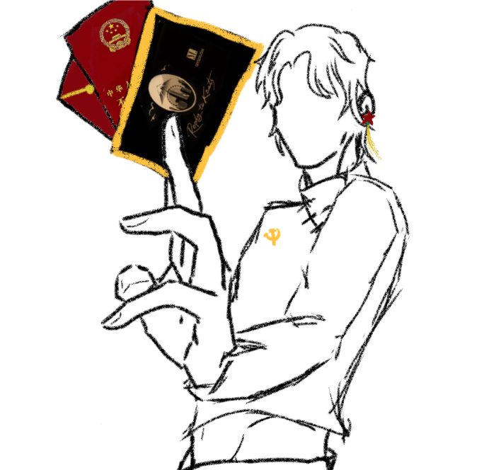 新年快乐   CH瓷  (画渣见谅)-拟人圈