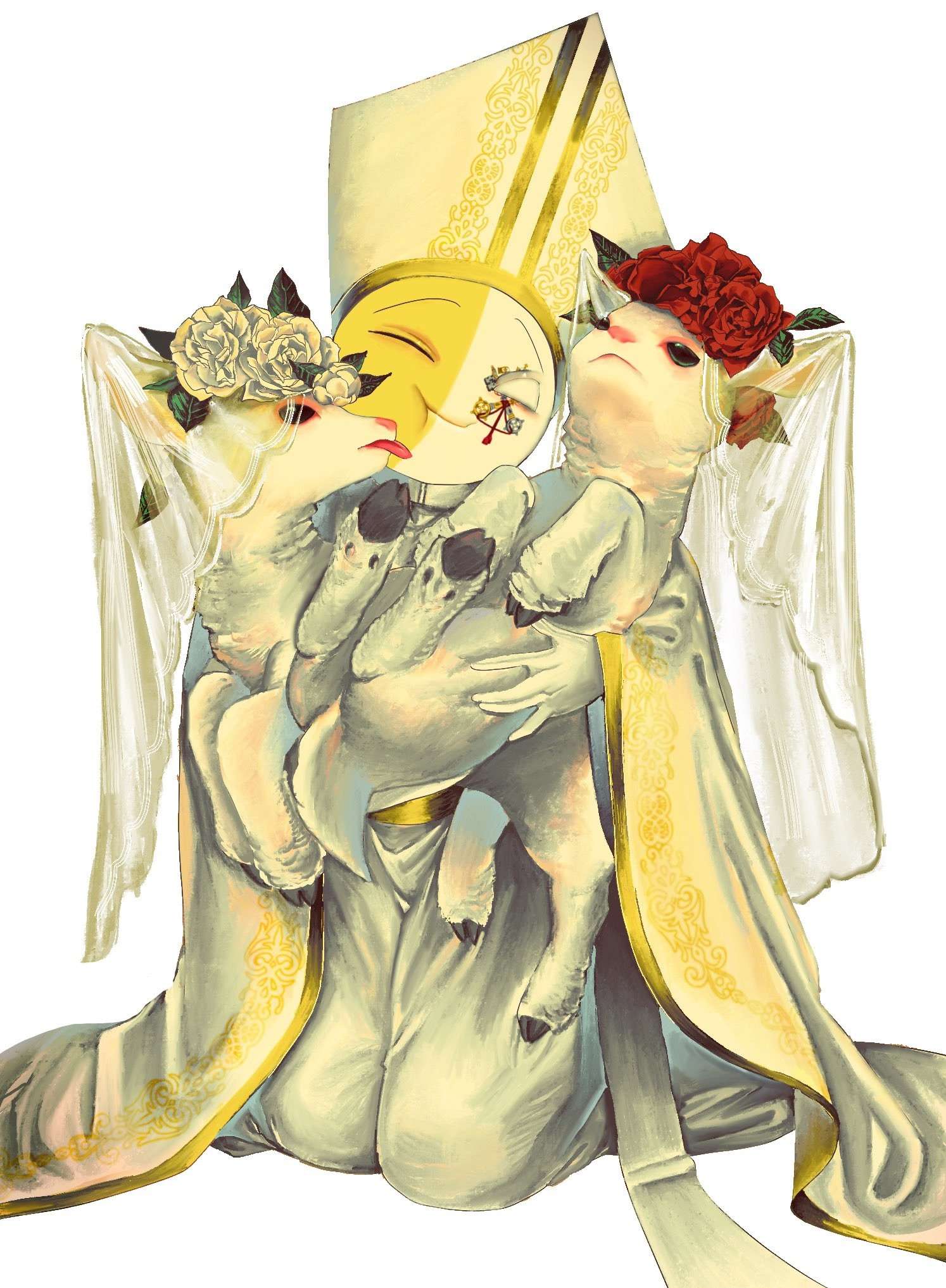 外网看到的图，不知道原画师是谁抱歉。-拟人圈