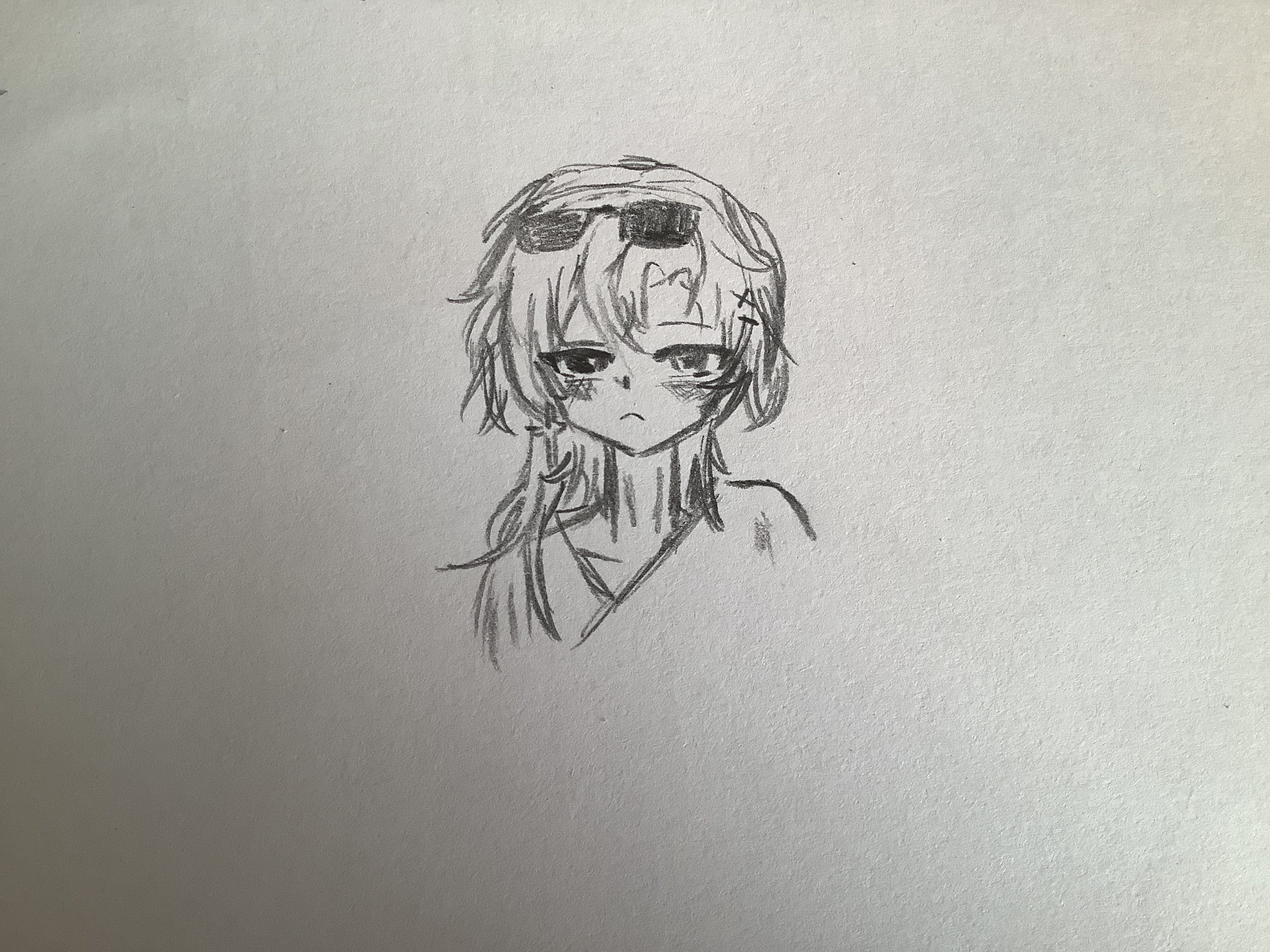 照着画的，画得不好致歉-拟人圈