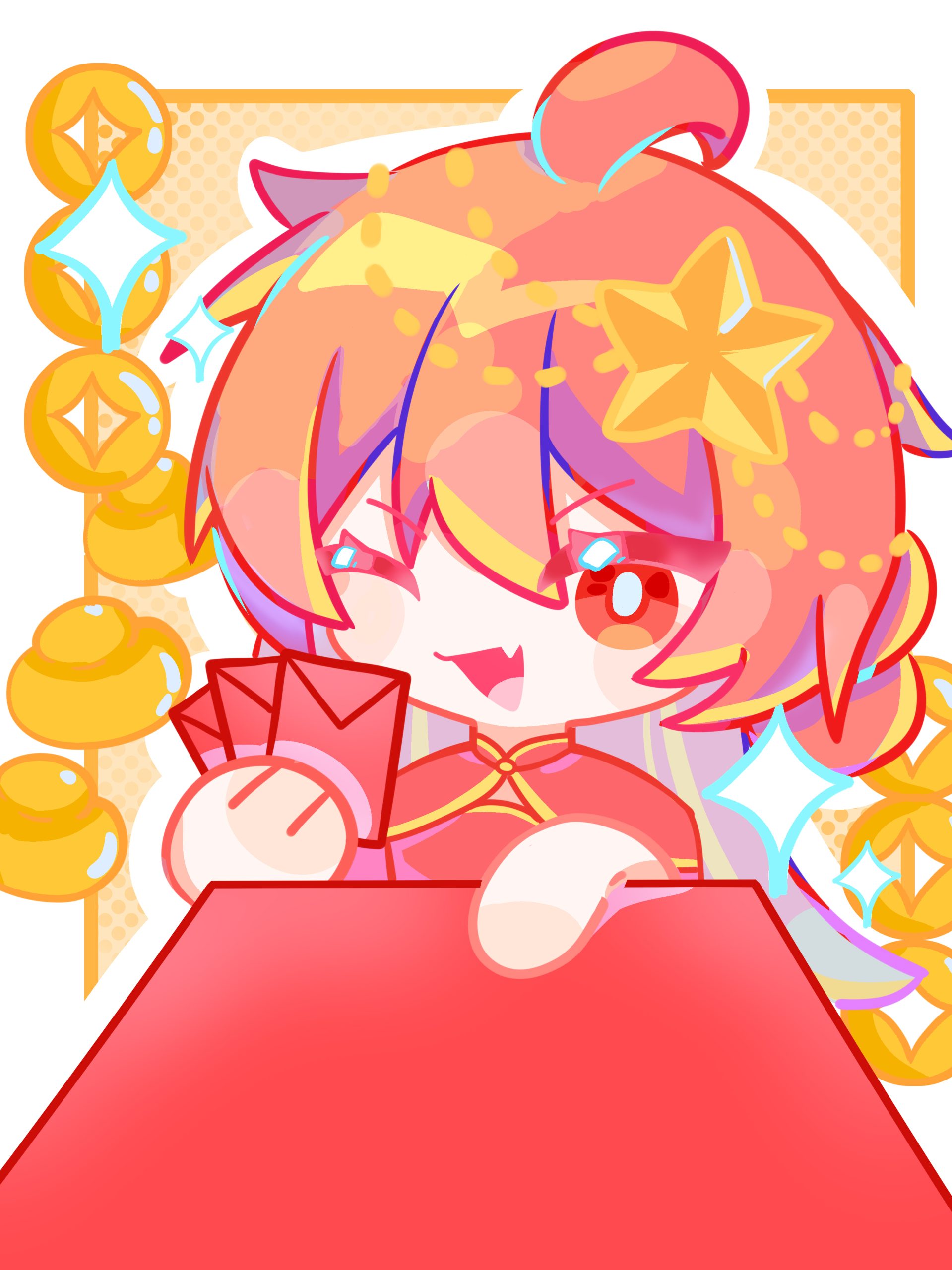 发一个没有水印的红包封面㌥(ง ˙˘˙ )ว-拟人圈