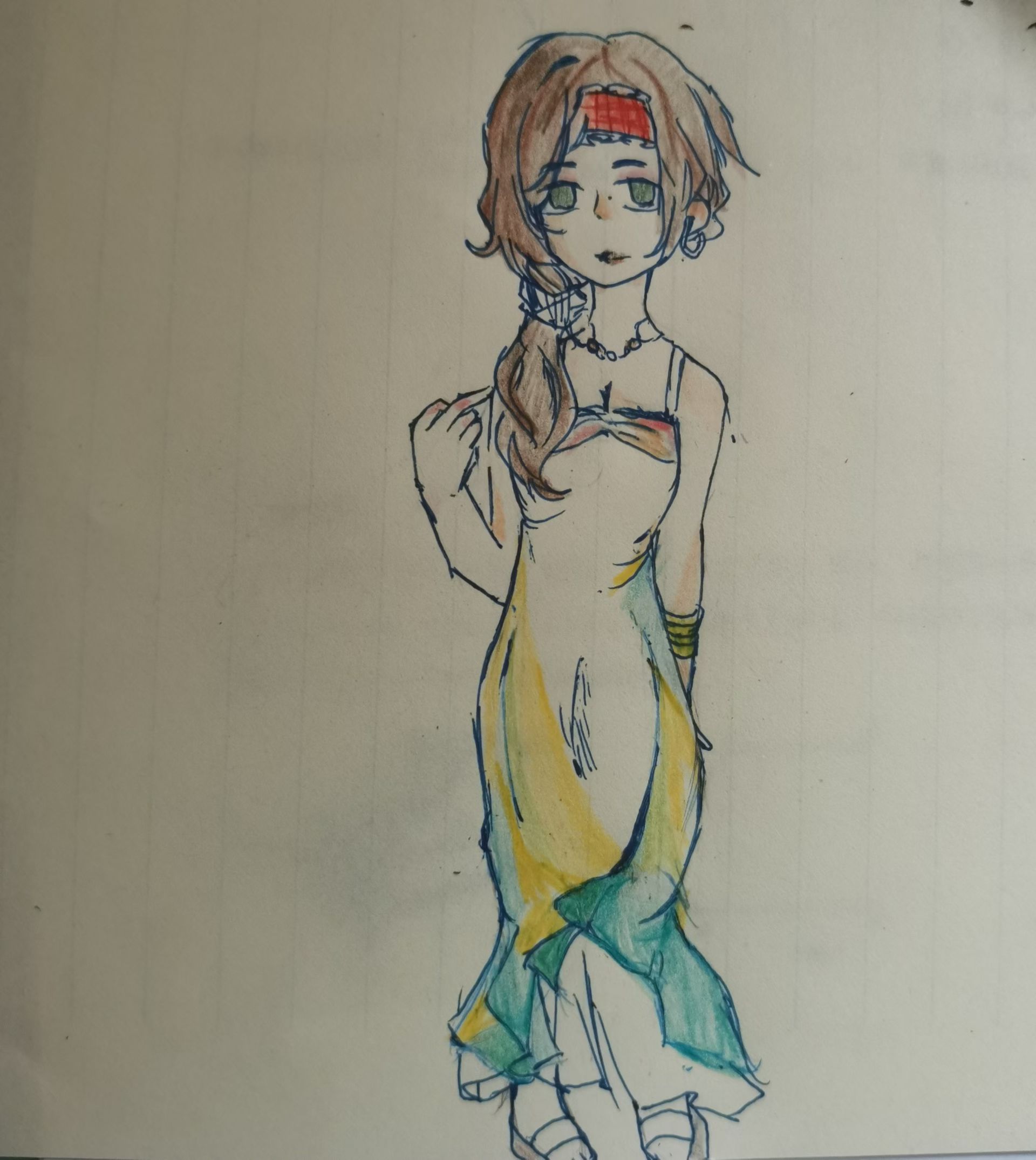 去年暑假画的西班牙女体-拟人圈