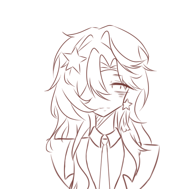 刚刚搓的线稿 有没有老师提下建议-拟人圈