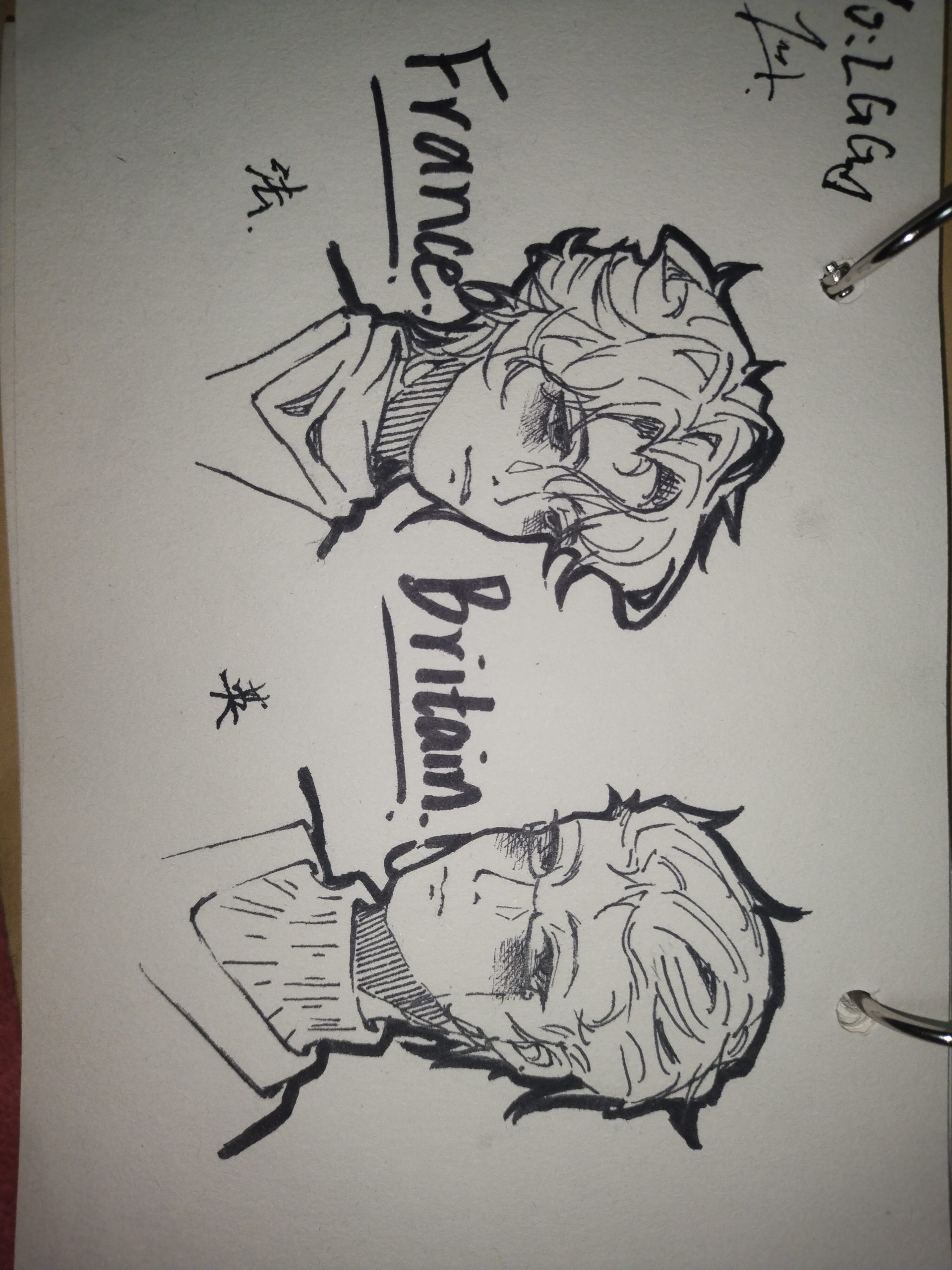 France and Britain-拟人圈