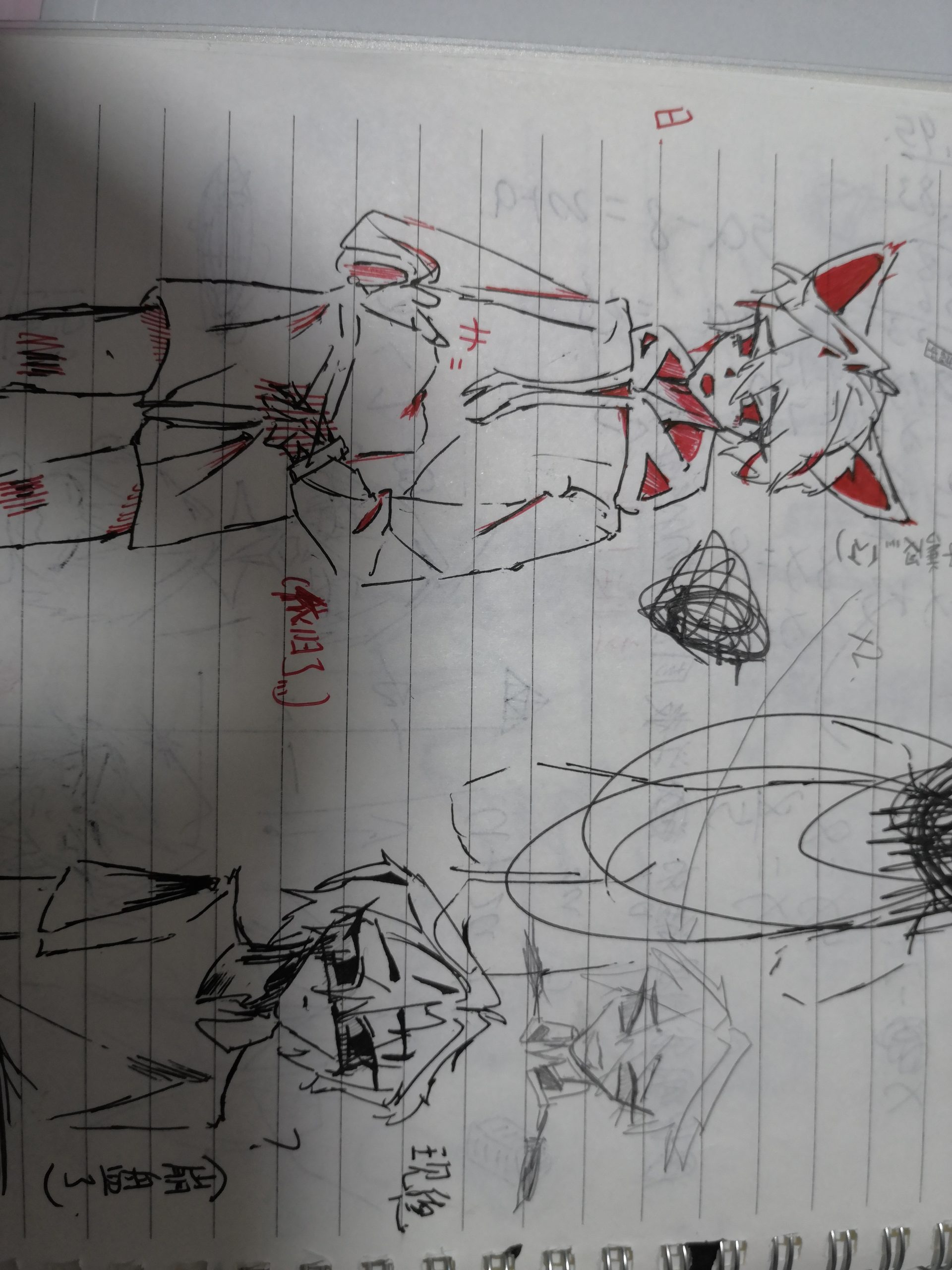 怎么办？怎么办？拿到笔就想画😋😋😋我感觉这些人物在我的这里就是素材🌚🌚🌚-拟人圈