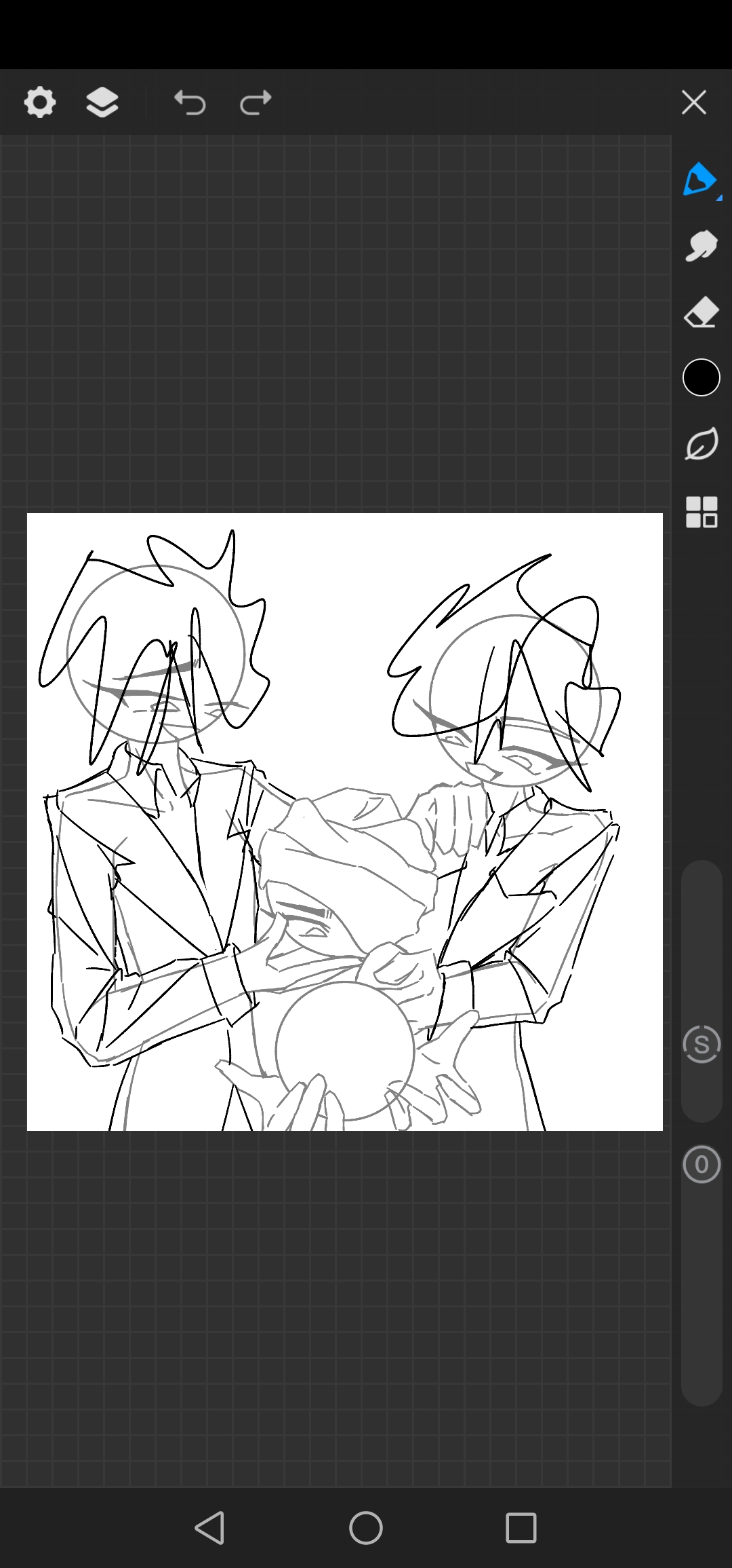 啥都稍微改了，顺眼多了，但是这头发怎么画！🙃-拟人圈