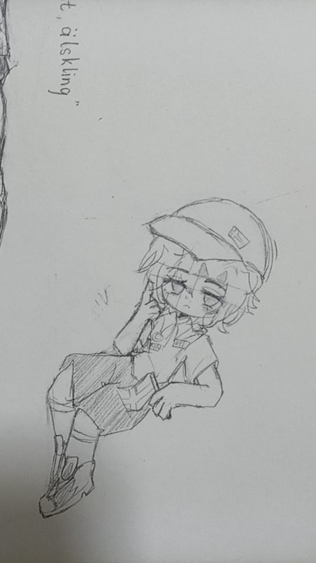 当年巴黎奥运会画的芬兰，我知道很崩但是我真的觉得这很萌啊-拟人圈