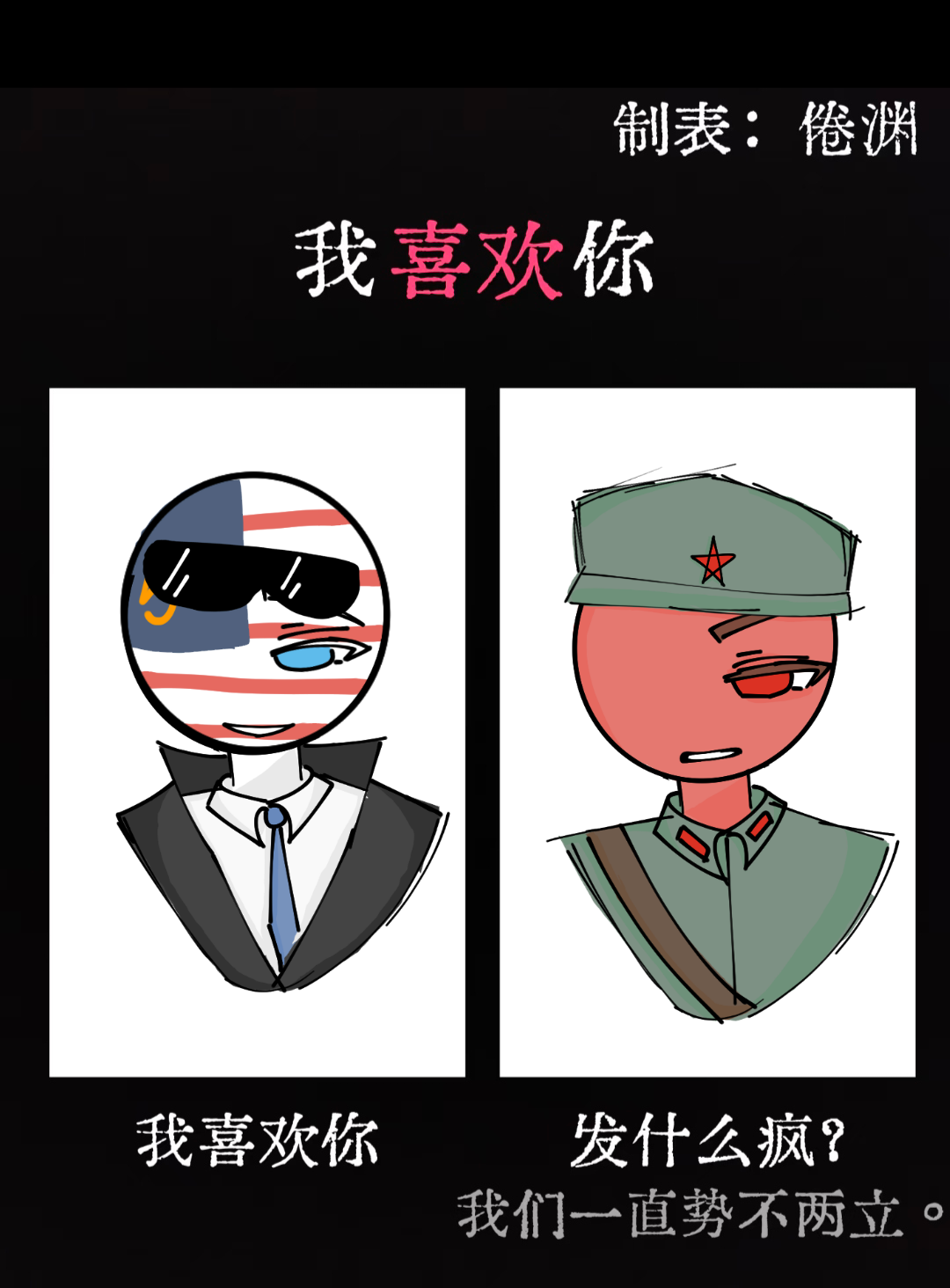 🇺🇸🇨🇳💪🏻😋-拟人圈