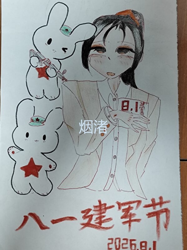#瓷#「热烈恭贺八一建军节九十九周年！」-拟人圈